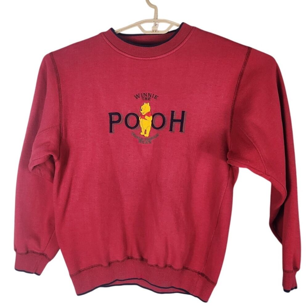 Vintage Winnie the Pooh Embroidered Crewneck Men's Large